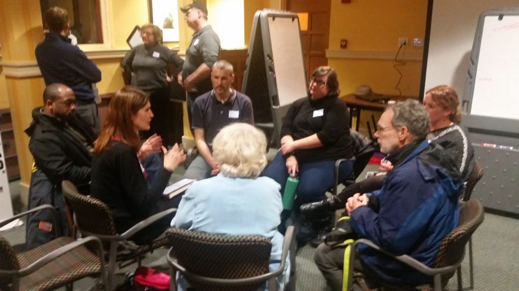 Breakout Group at Lowell Votes